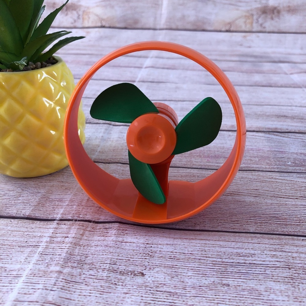 O2Cool Orbie USB Cooling Fan Orange